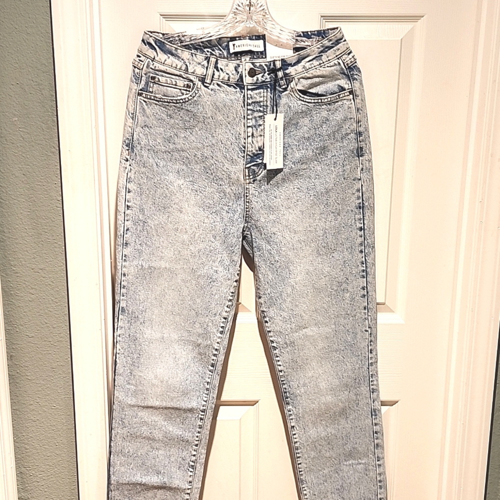 (New) American Tall Lola Ultra High Rise Slim Jeans Womens Size 31/37.
